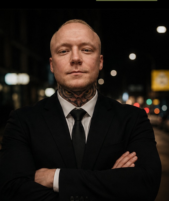 Jakob Greb, owner of SECURELINE, professional close protection officer